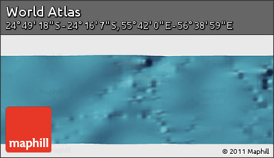 Satellite Panoramic Map of the Area around 24° 32' 42" S, 56° 10' 29" E
