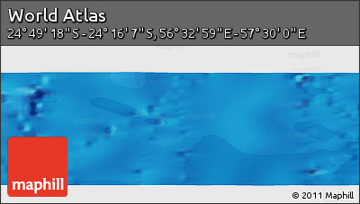 Political Panoramic Map of the Area around 24° 32' 42" S, 57° 1' 29" E