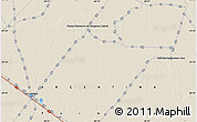 Shaded Relief Map of the area around 24° 32' 42" S, 60° 16' 29" W