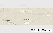 Shaded Relief Panoramic Map of the area around 24° 32' 42" S, 60° 16' 29" W
