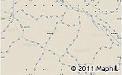 Shaded Relief Map of the area around 24° 32' 42" S, 61° 58' 30" W