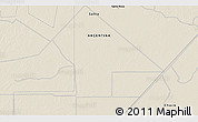 Shaded Relief 3D Map of the area around 24° 32' 42" S, 62° 49' 30" W