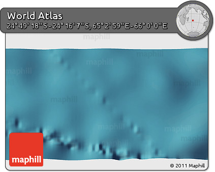 Satellite 3D Map of the Area around 24° 32' 42" S, 65° 31' 30" E