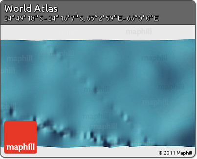 Satellite 3D Map of the Area around 24° 32' 42" S, 65° 31' 30" E