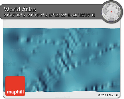 Satellite 3D Map of the Area around 24° 32' 42" S, 68° 4' 29" E