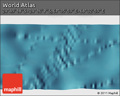 Satellite 3D Map of the Area around 24° 32' 42" S, 68° 4' 29" E