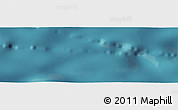 Satellite Panoramic Map of the area around 24° 32' 42" S, 80° 49' 29" E