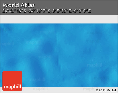Physical 3D Map of the Area around 24° 32' 42" S, 8° 34' 29" E