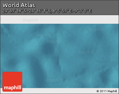 Satellite 3D Map of the Area around 24° 32' 42" S, 8° 34' 29" E