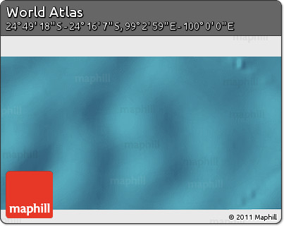 Satellite 3D Map of the Area around 24° 32' 42" S, 99° 31' 30" E