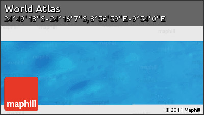 Physical Panoramic Map of the Area around 24° 32' 42" S, 9° 25' 30" E