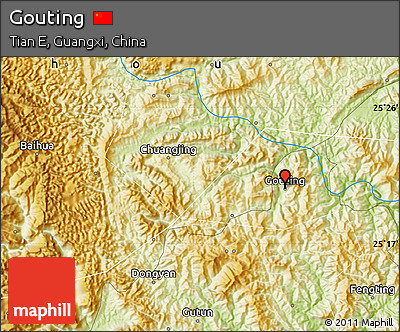 Physical Map of Gouting