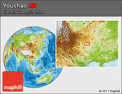 Physical Location Map of Youshao