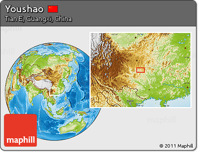 Physical Location Map of Youshao