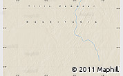 Shaded Relief Map of the area around 25° 22' 6" N, 10° 7' 30" W