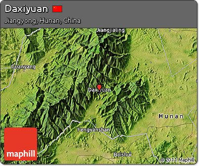 Satellite 3D Map of Daxiyuan