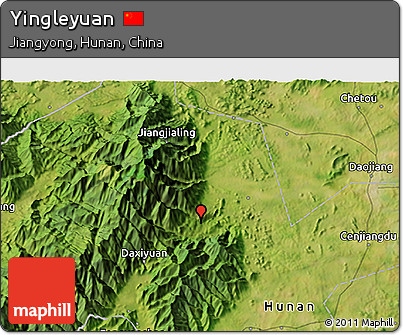 Satellite 3D Map of Yingleyuan