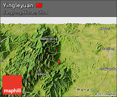 Satellite 3D Map of Yingleyuan