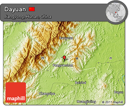 Physical Map of Dayuan