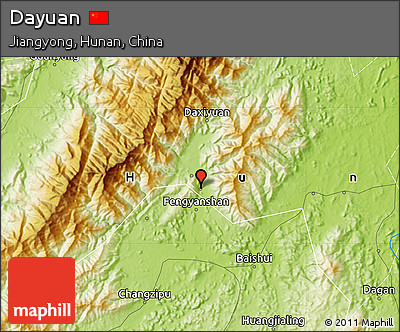 Physical Map of Dayuan