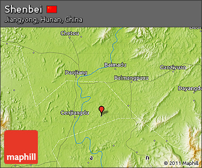 Physical Map of Shenbei