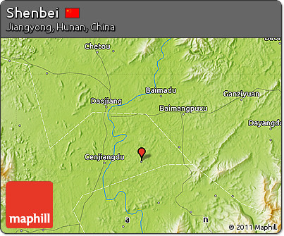 Physical Map of Shenbei