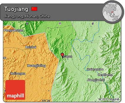 Political Map of Tuojiang