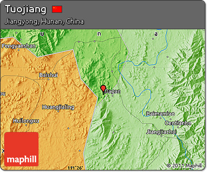 Political Map of Tuojiang