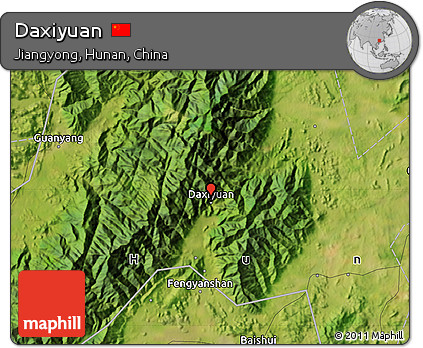 Satellite Map of Daxiyuan
