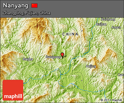 Physical 3D Map of Nanyang