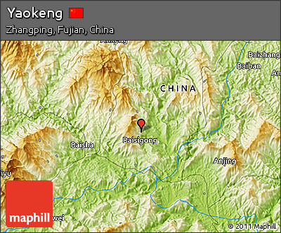 Physical 3D Map of Yaokeng