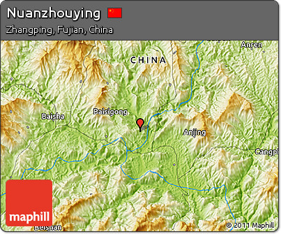 Physical 3D Map of Nuanzhouying