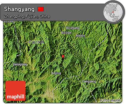 Satellite 3D Map of Shangyang