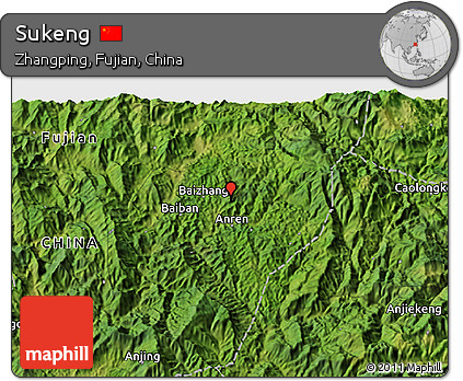 Satellite 3D Map of Sukeng