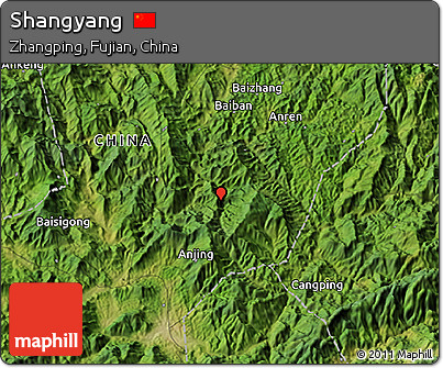 Satellite 3D Map of Shangyang