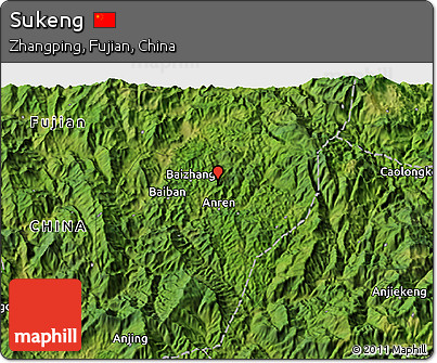Satellite 3D Map of Sukeng