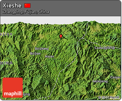 Satellite 3D Map of Xieshe