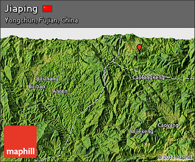 Satellite 3D Map of Jiaping