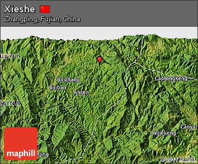 Satellite 3D Map of Xieshe