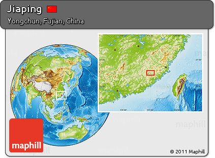 Physical Location Map of Jiaping