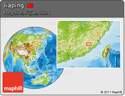 Physical Location Map of Jiaping