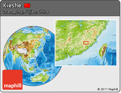 Physical Location Map of Xieshe