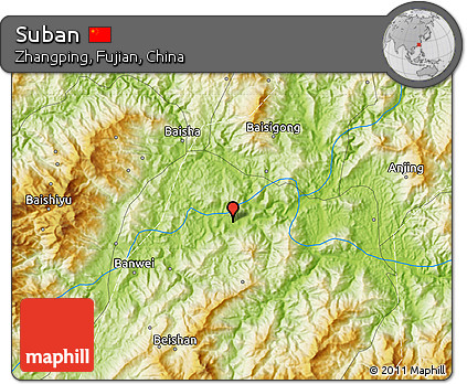 Physical Map of Suban