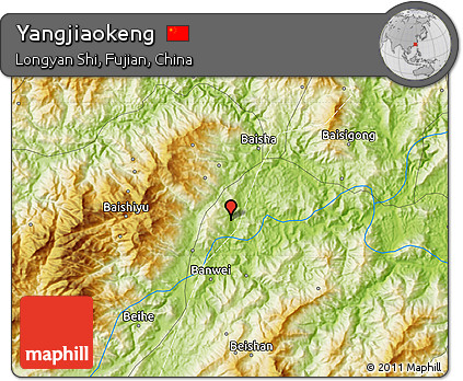 Physical Map of Yangjiaokeng