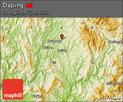 Physical Map of Daping