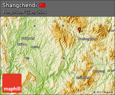 Physical Map of Shangchendi