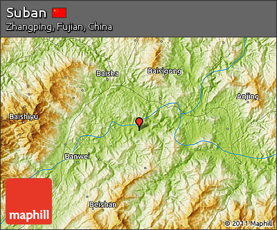 Physical Map of Suban