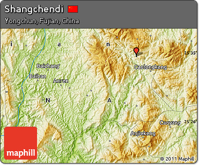 Physical Map of Shangchendi