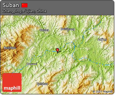 Physical Map of Suban