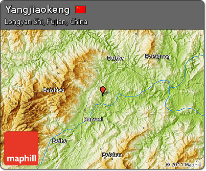 Physical Map of Yangjiaokeng